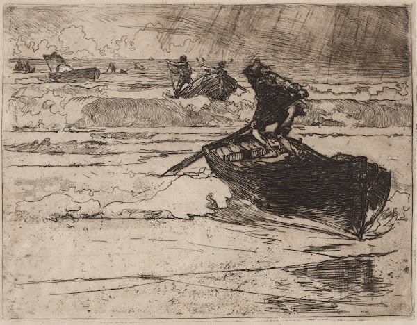Pêcheurs Fuyants devant lOrage 1892