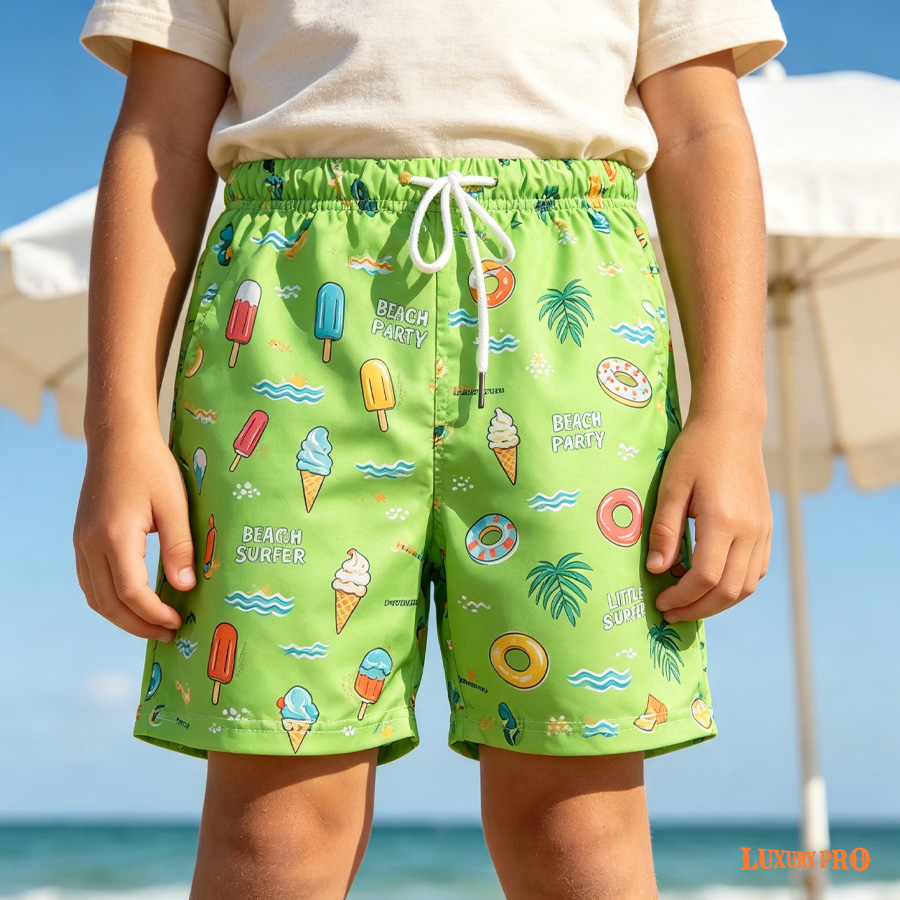 Kids' Beach Shorts - Four-Way Stretch