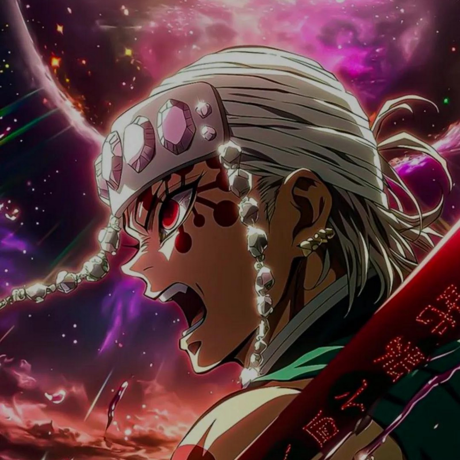 Download Tengen Uzui From Demon Slayer Full HD iPhone