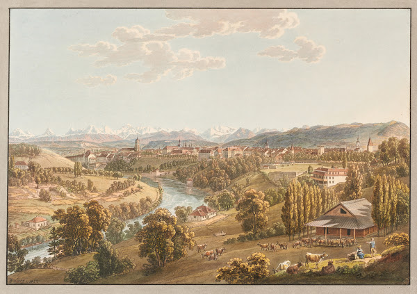 Vue de la ville de Berne 1915 1945