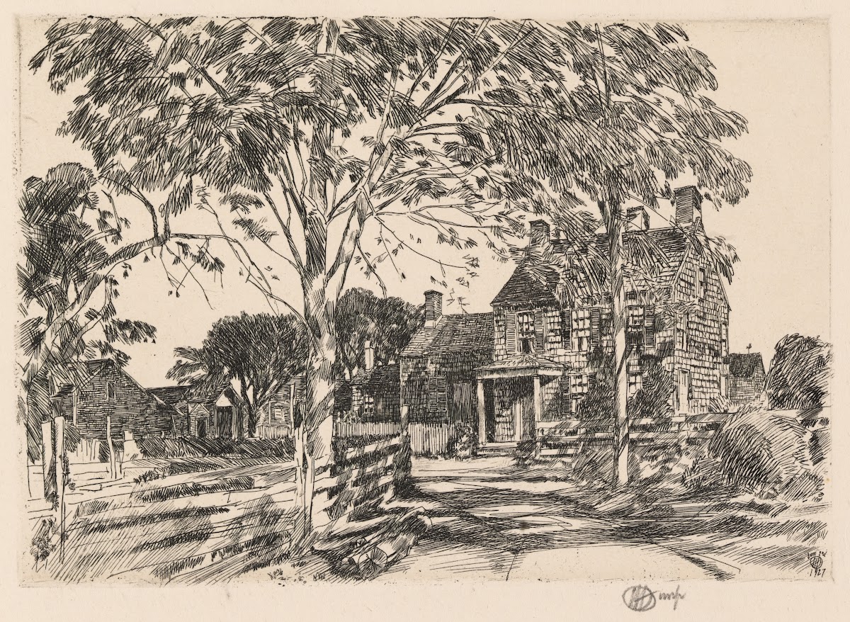 Walt Whitmans Birthplace 1927