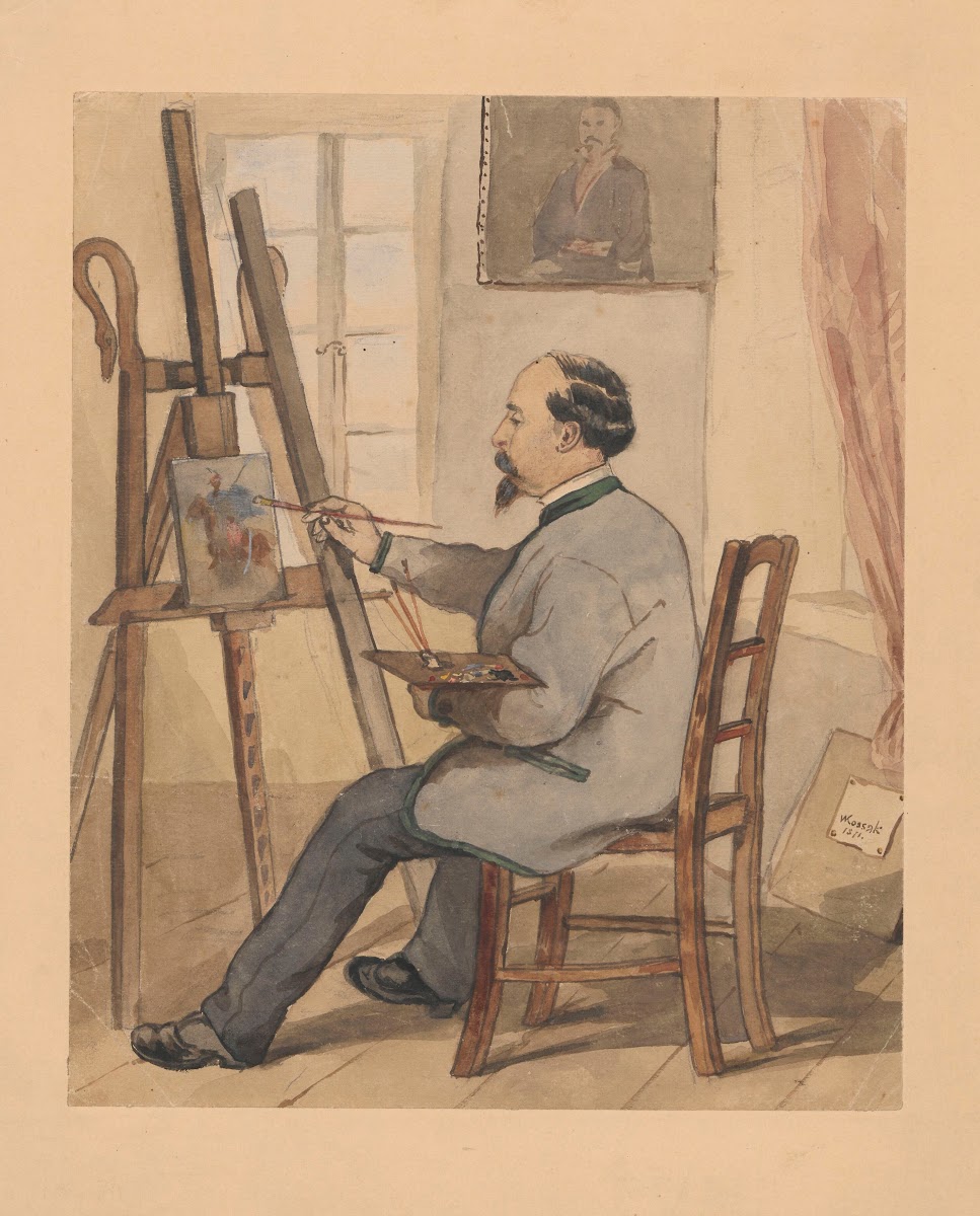 Portrait of Juliusz Kossak 1871