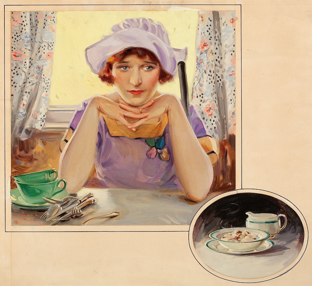 A Morning Thought Cream of Wheat advertisement 1924