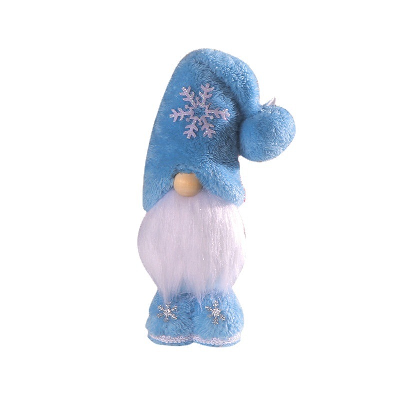 Christmas gnome figure with snowflake design