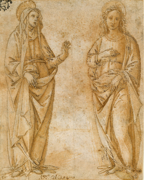 The Virgin And Saint John The Evangelist About 1500