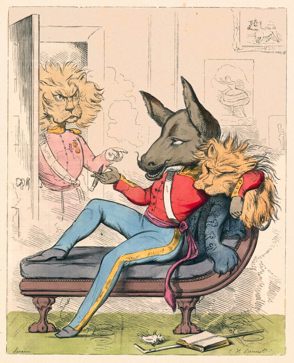 The Ass In A Lions Skin 1857