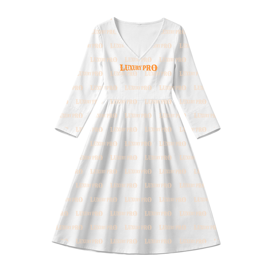 STY-07-ZTCXCQ - Straight Long Sleeve Maxi Dress