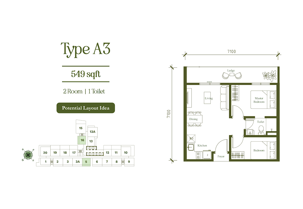 Arte Star floor plan