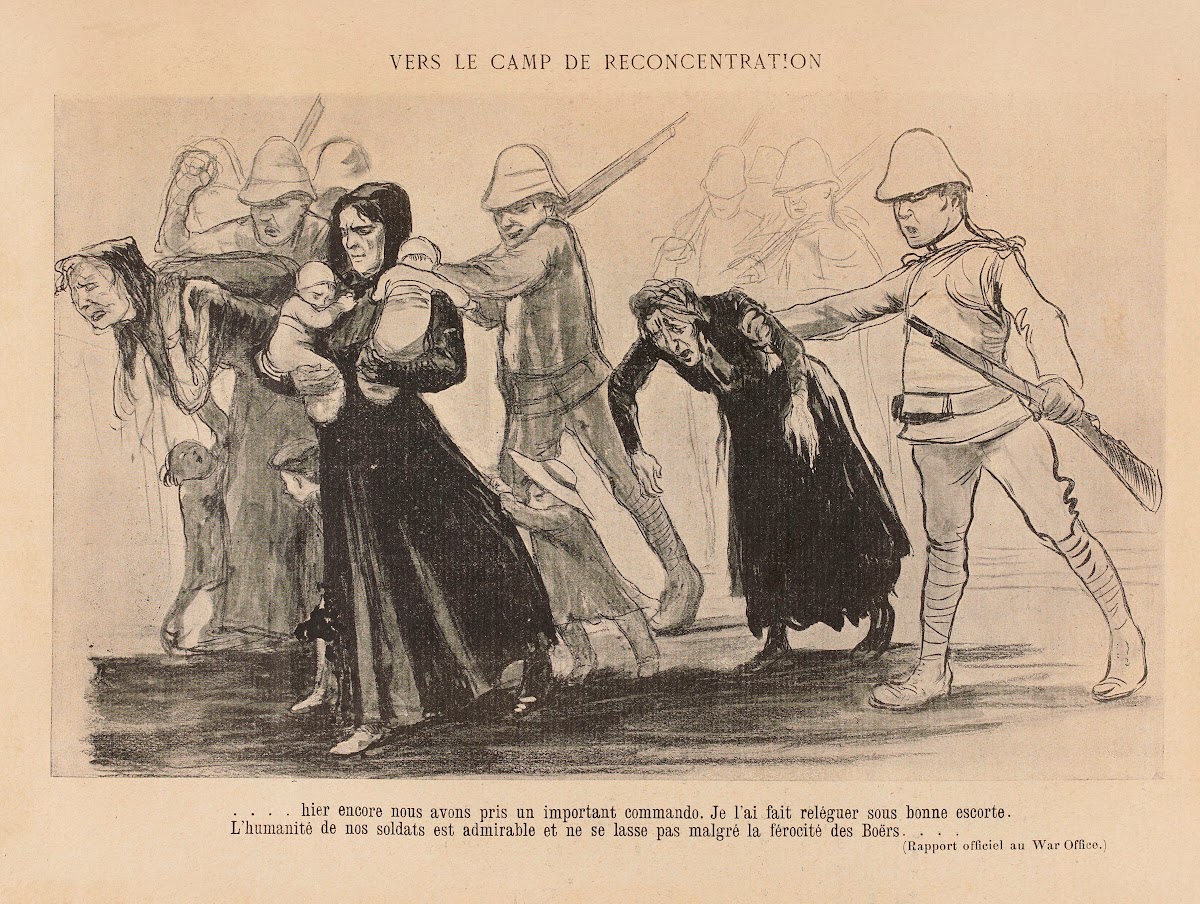 Vers le camp de reconcentration 1901