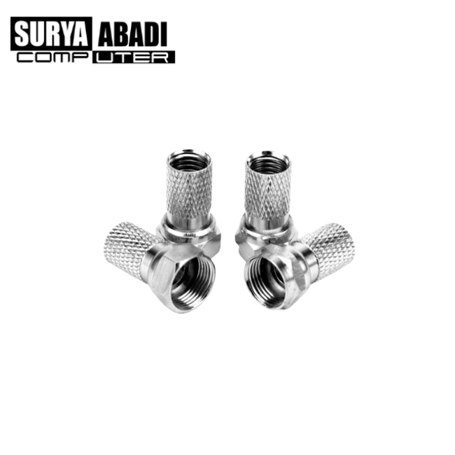 KONEKTOR F DRAT BESI KABEL RG6 ANTENA TV STB