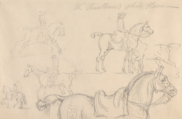 Six Studies of Horses and Riders