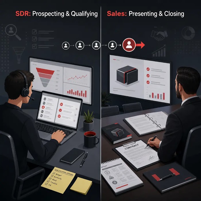 SDR vs sales manager — Comparison of SDR specialist and sales manager roles