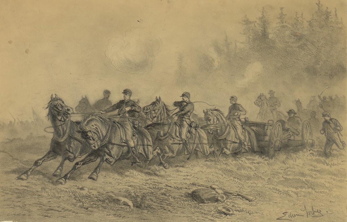 Horse drawn artillery 1862 1864