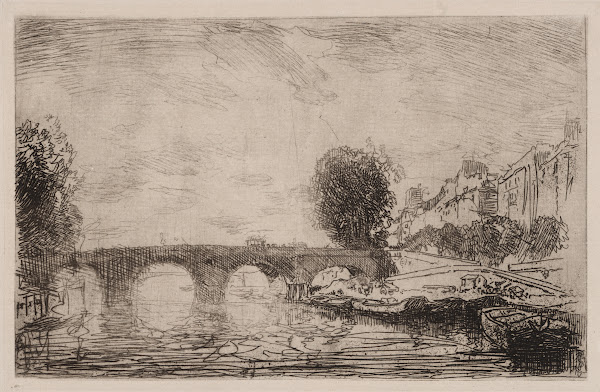 Sunset at Pont Marie 1890