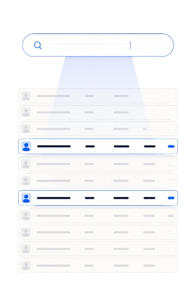 The search bar becoming the primary interface for finding talent