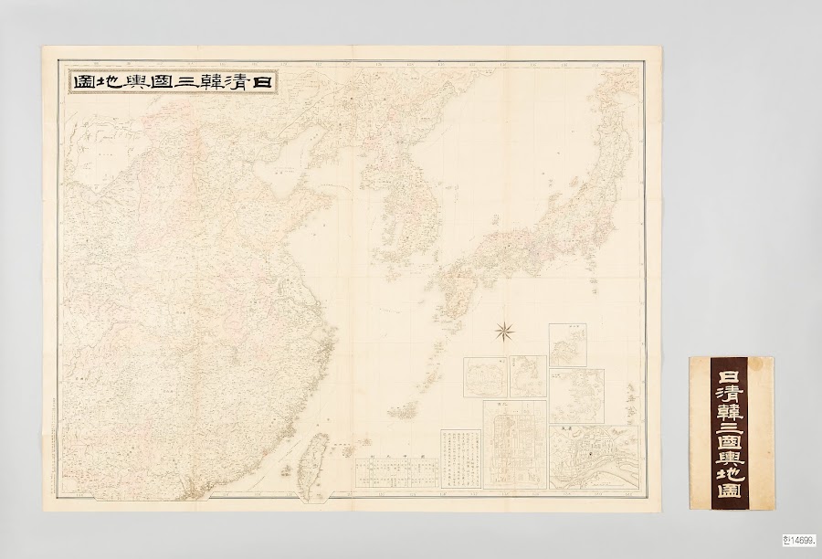 1894년_日淸韓三國輿地圖