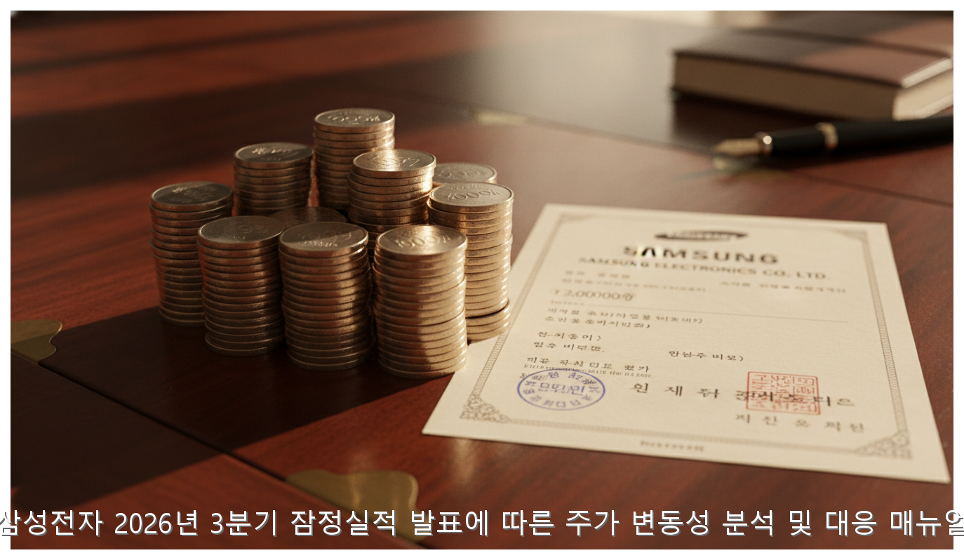 삼성전자 2026년 실적 발표 후 주가 대응 매뉴얼 핵심 안내 및 분석 인포그래픽 (8)