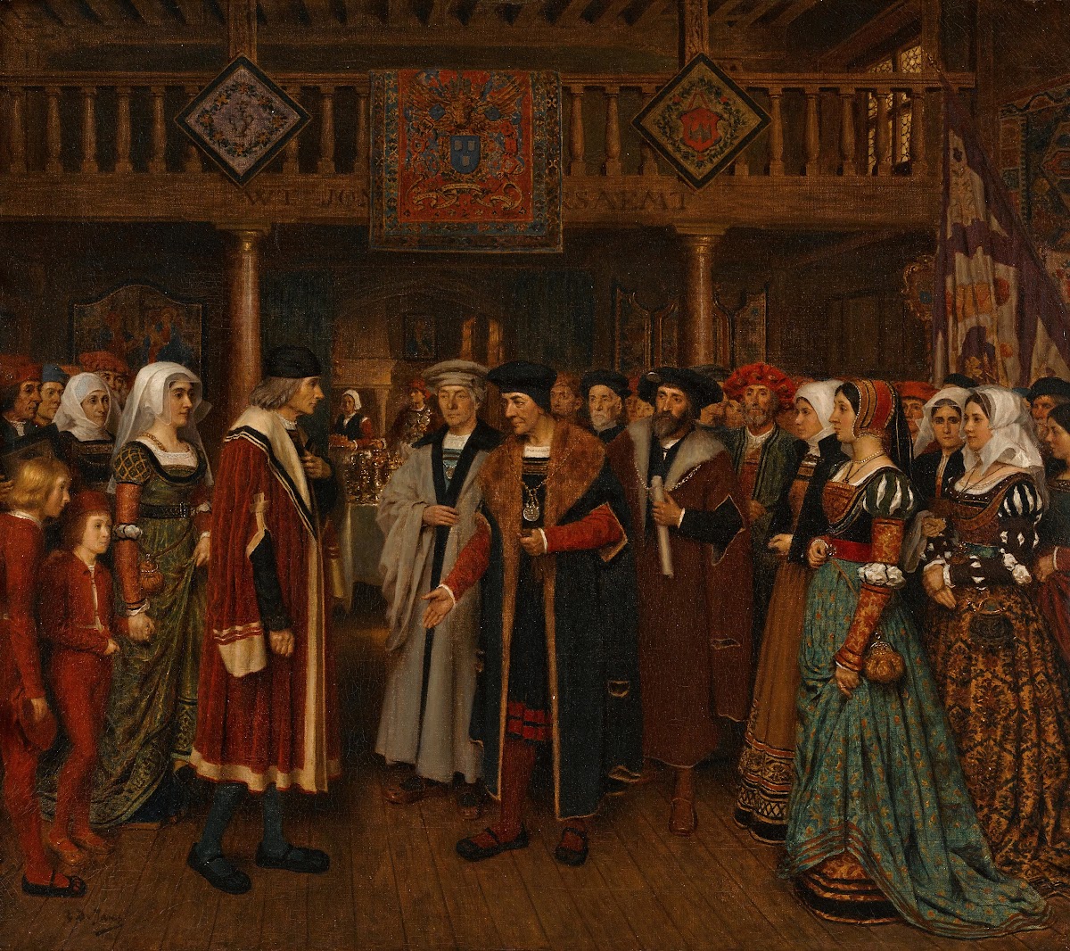 The reception of Quentin Metsys into the Guild of St Luke of Antwerp
