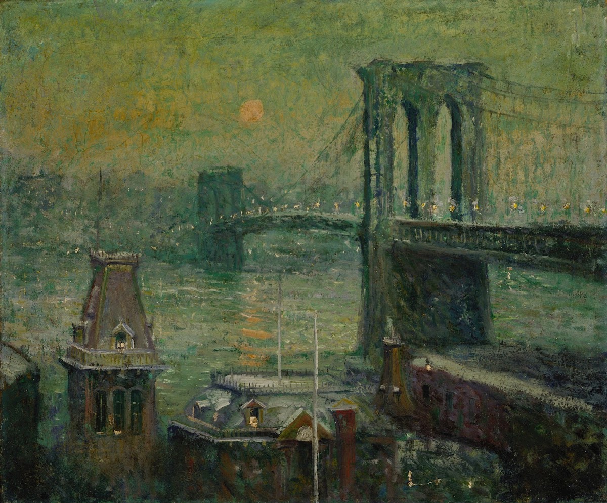 Brooklyn Bridge between 1917 and 1920