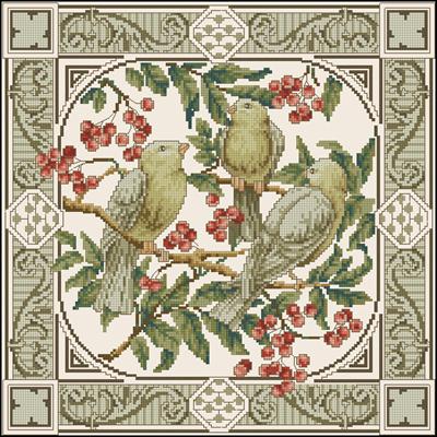 CMP 330142 Pillow Three Birds