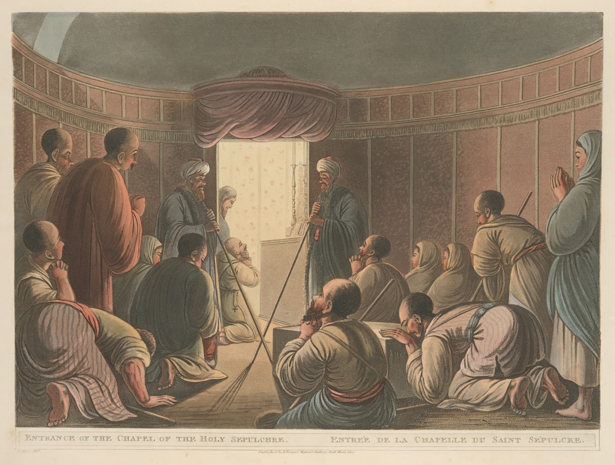 Entrance of the Chapel of the Holy Sepulchre 1804