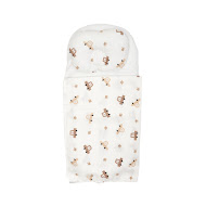 Мусліновий плед і подушка в коляску Twins Bear Автомобілі