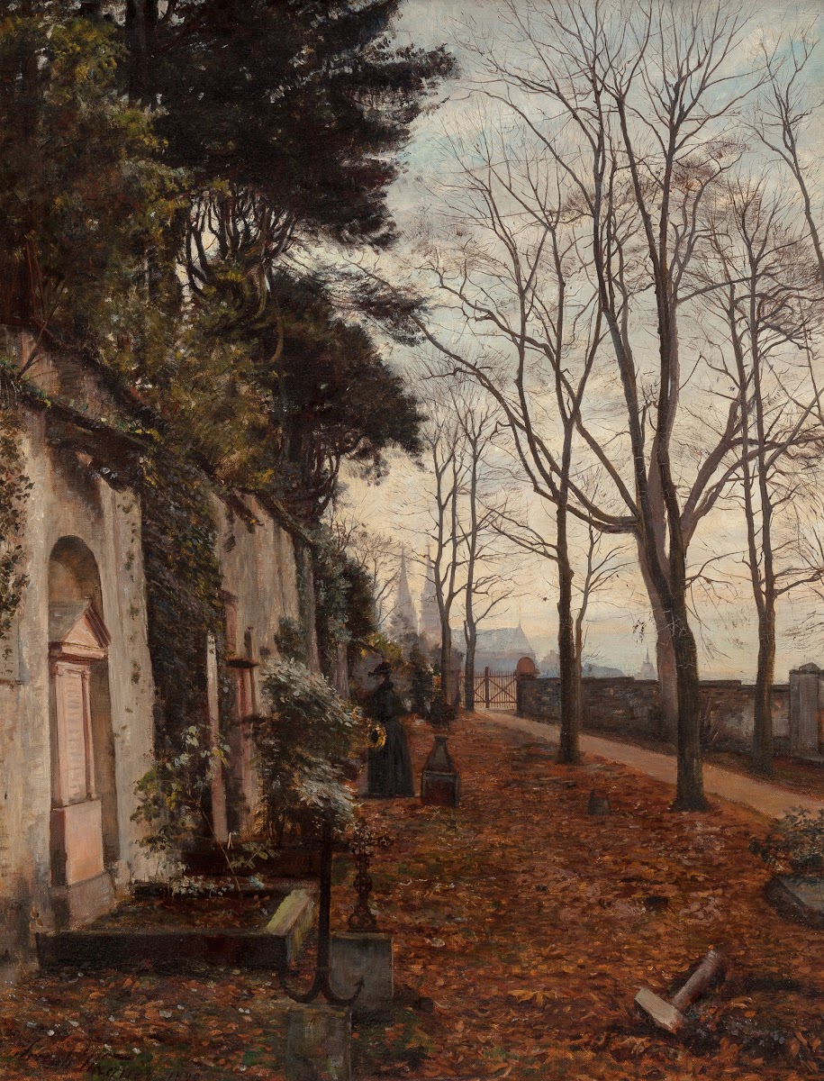 St Alban Church Graveyard Basel 1890