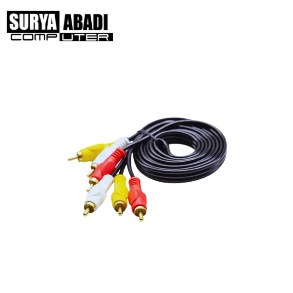 KABEL RCA 3X3 1.2 METER