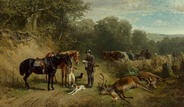 After the hunt circa 1870