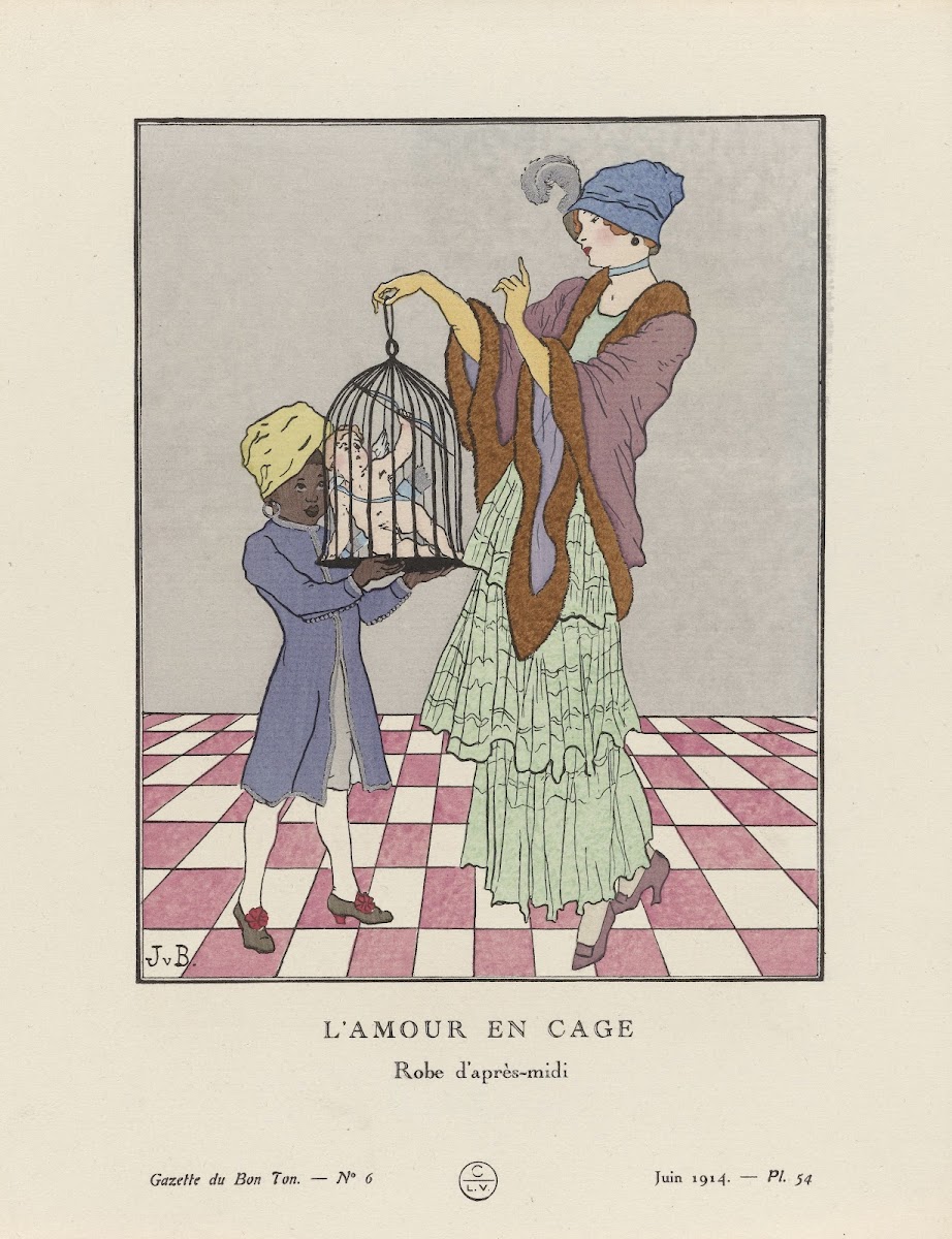 Lamour en cage Robe daprès midi 1914