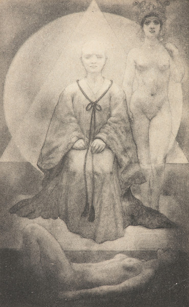 Frontispiece voor Le Solitaire de la Lune van François de Curel