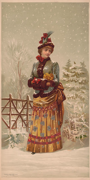 Buffords banner show cards no 25 snow scene 1887