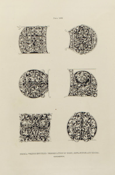 Alphabets  numerals and devices of the middle ages Pl26 1845
