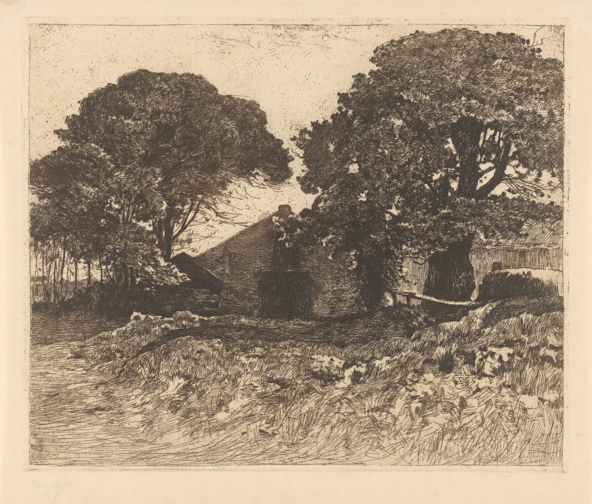 Boerderij in Dekkersduin 1885