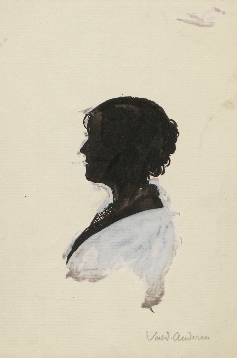 Silhouette of a woman 1895 1928
