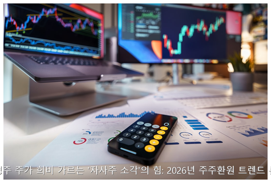 대형주 주가 희비 가르는 '자사주 소각'의 힘: 2026년 주주환원 트렌드 분석 핵심 안내 및 분석 인포그래픽 (2)