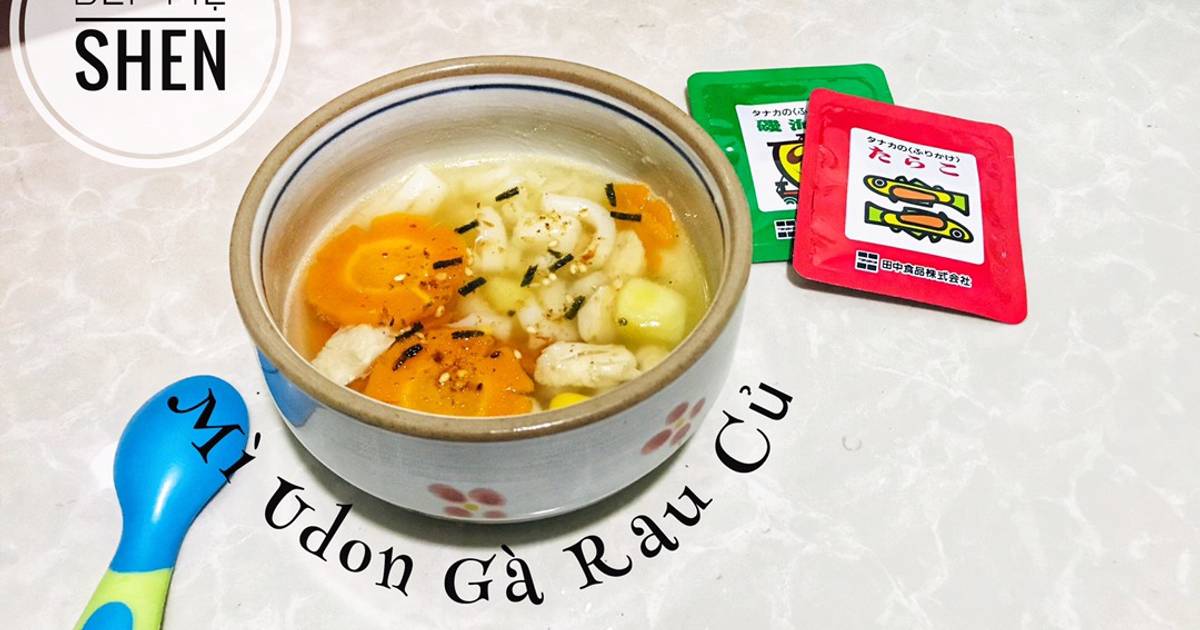 Mì Udon Gà Rau Củ - Ăn Dặm
