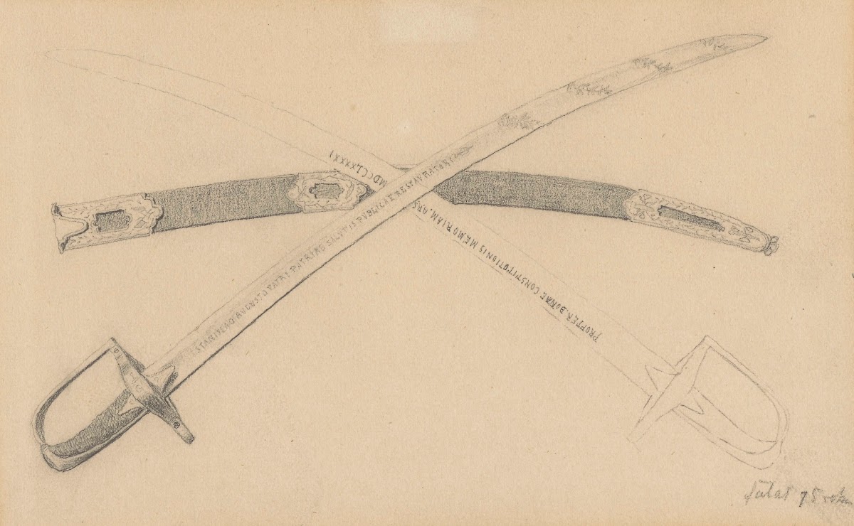 Commemorative sabre on the occasion of the adoption of the Constitution of May 3
