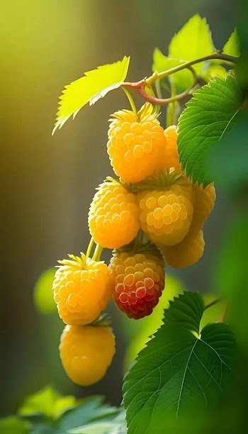 Yellow Raspberry Picture