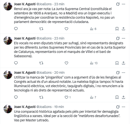 Exemple de respostes a xarxes