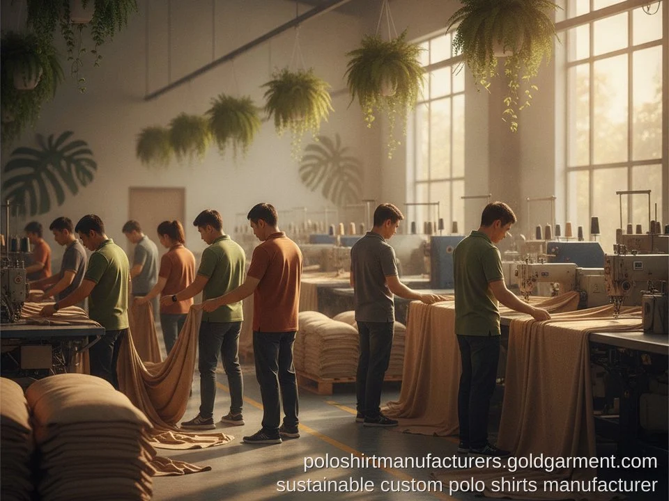Sustainable custom polo shirts Manufacturing: Organic, Recycled & GOTS-Certified Options - Gold Garment Vietnam