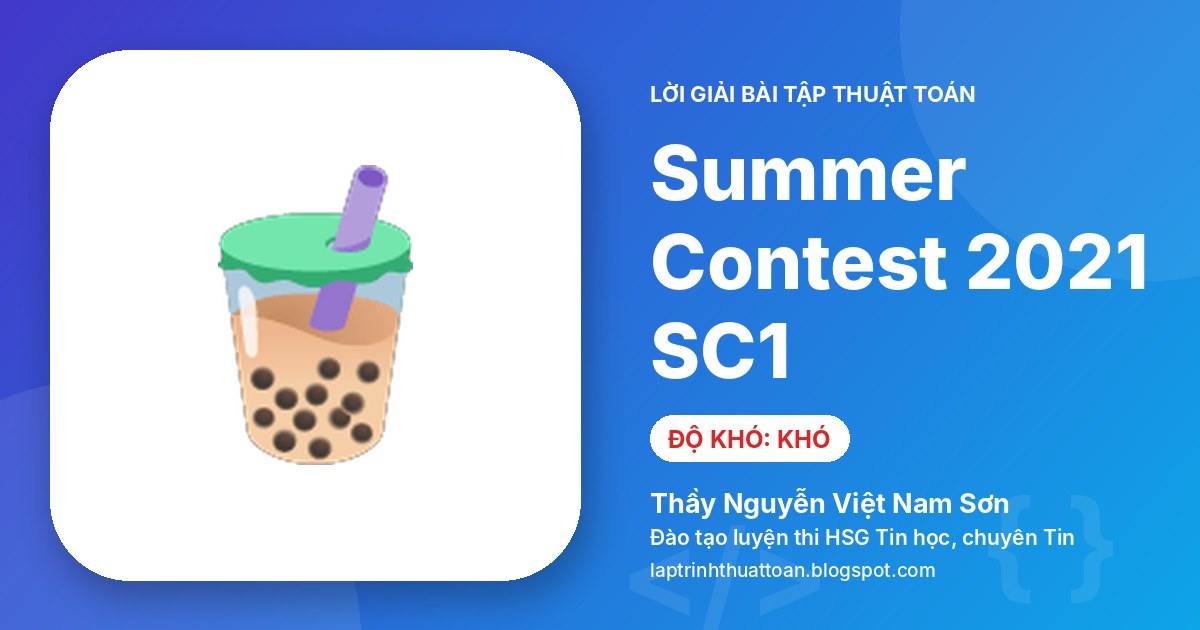 Summer Contest 2021 SC1