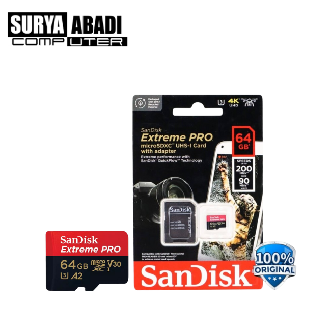 MICRO SD SANDISK 64 GB EXTREME PRO