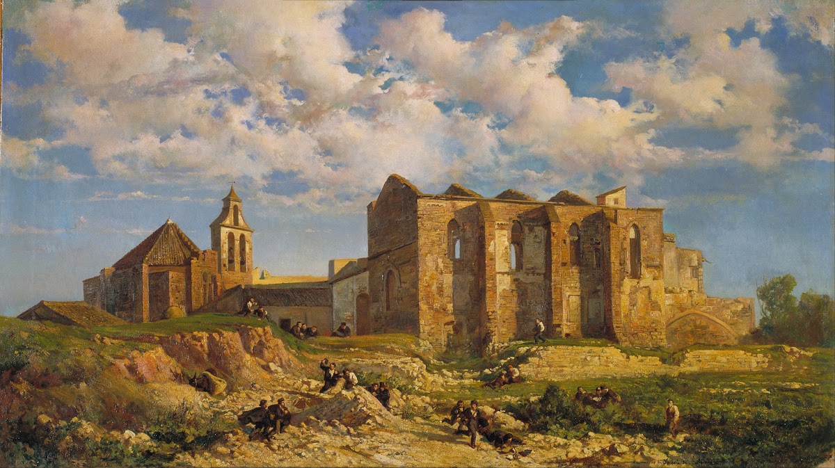 Ruins of the Church of the Holy Sepulchre 1862