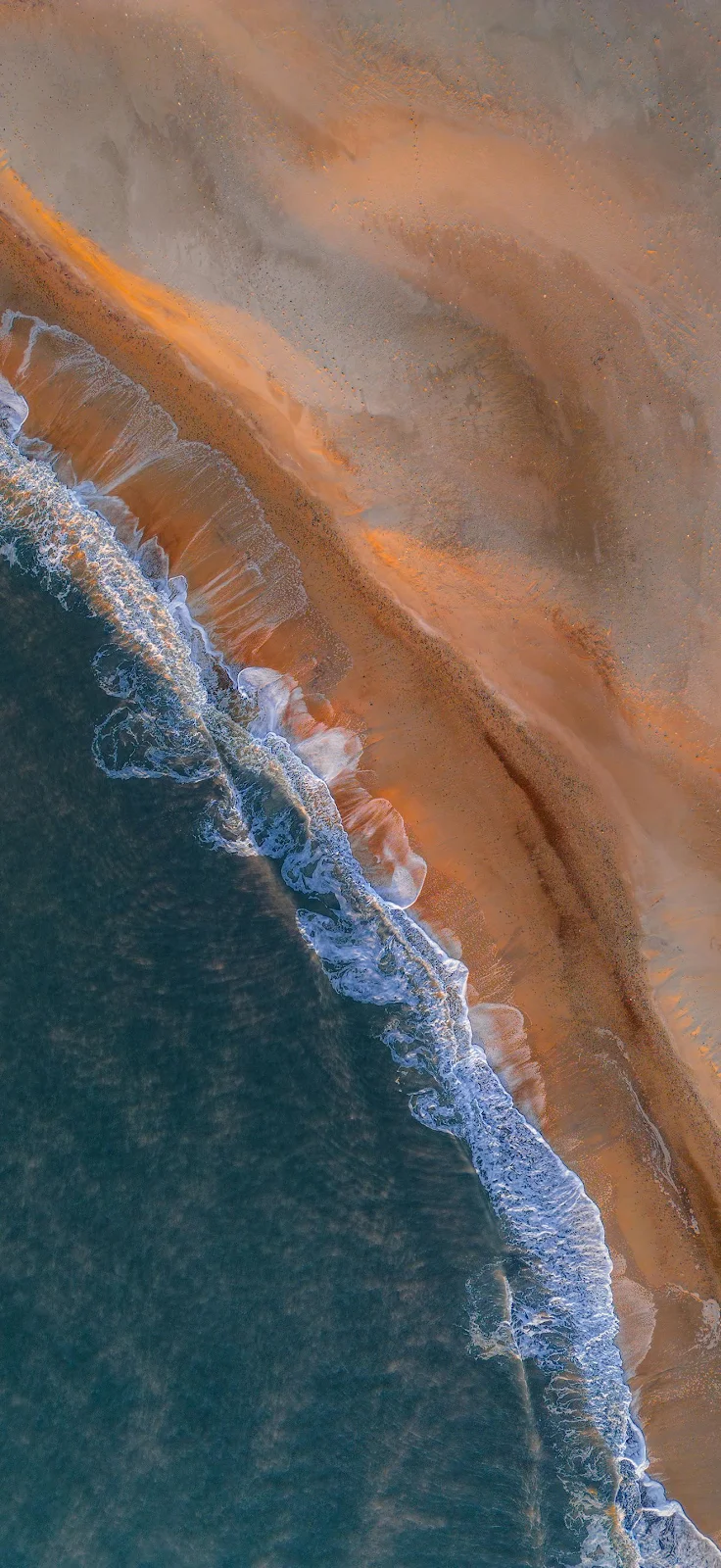 Aerial View of Sandy Beach - Aerial Photography Full HD iPhone Wallpaper (1320x2868)