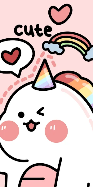 Kawaii, Unicorn, Rainbow, Pastel, Cute Full HD iPhone Wallpaper Background
