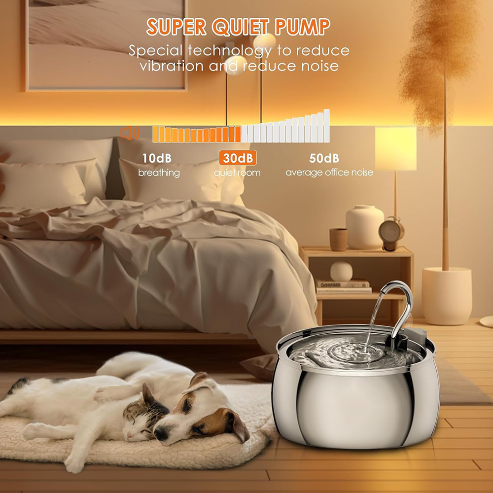 Automatic Drinking Fountain for Cats and Dogs, 4 L