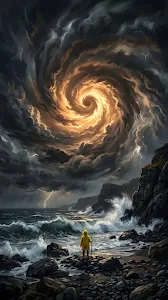 Modern Car Cockpit with Digital Displays