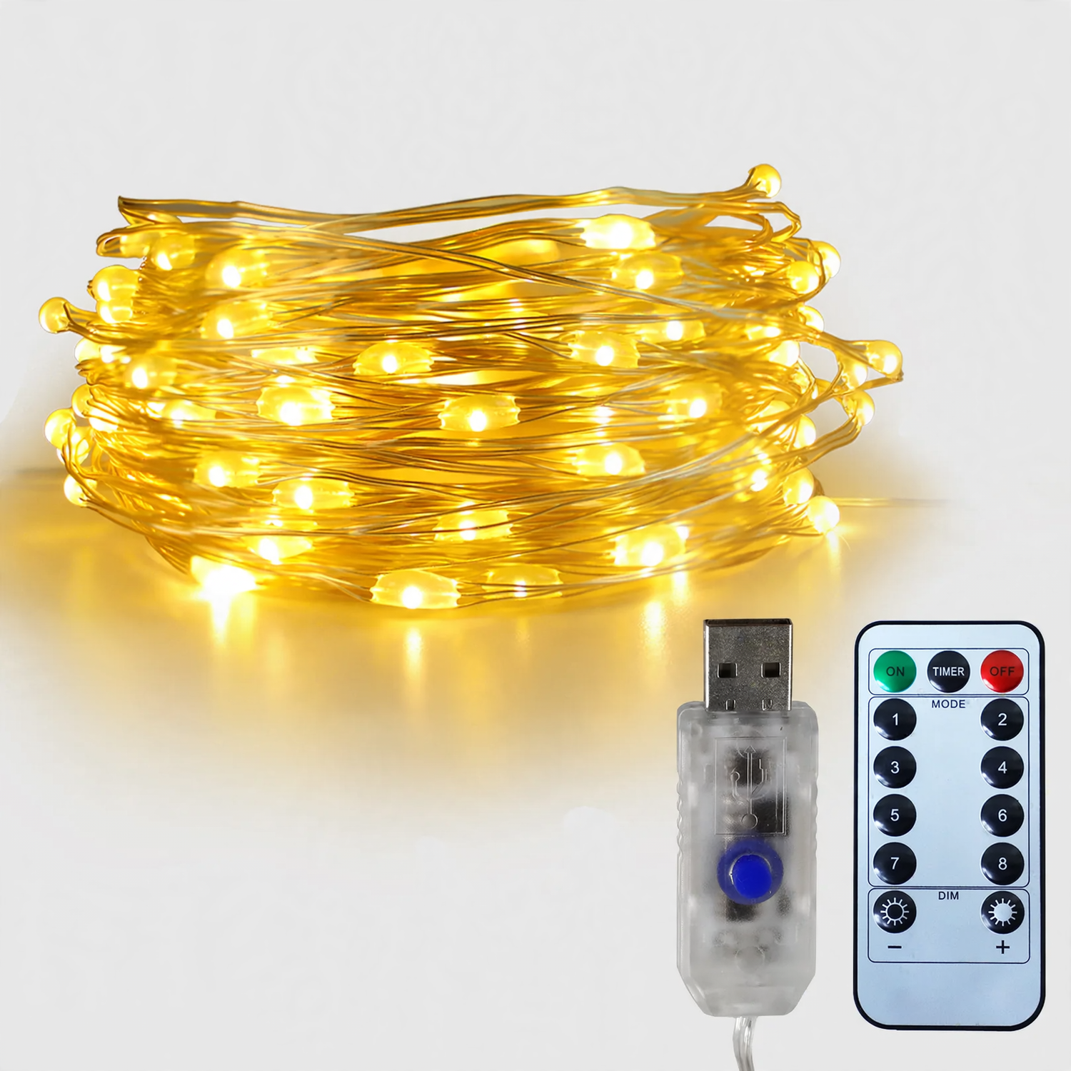 LED-Kupferdraht-Lichterkette, wasserdicht