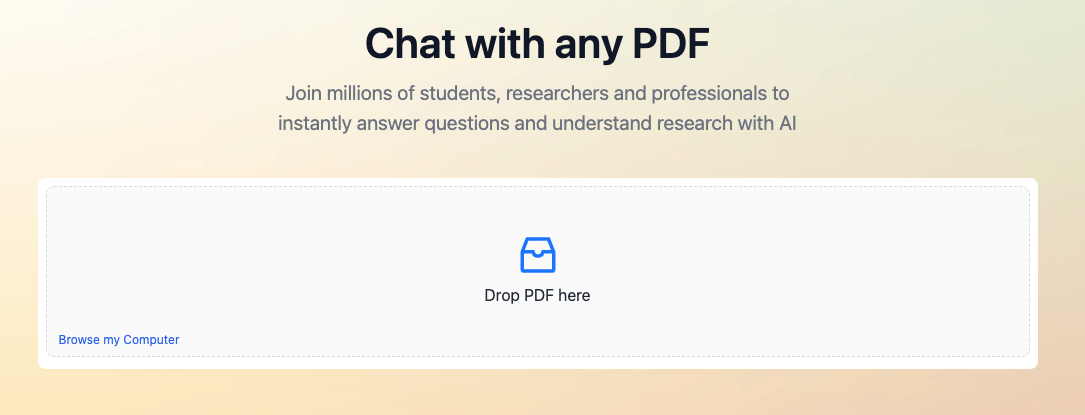 Captura de BrainyPdf